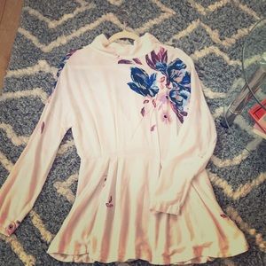 Free People light fabric/ long sleeve summer dress
